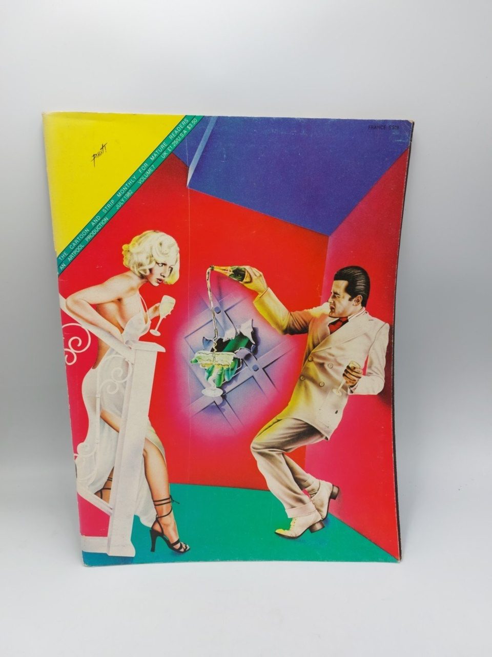 PSSST! #7 Adult Comic July 1982 With Poster.