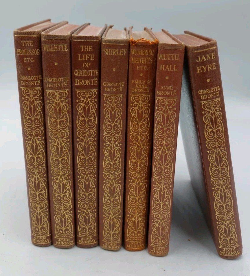 The Haworth Edition 7 Bronte Novels John Murray 1924-1927