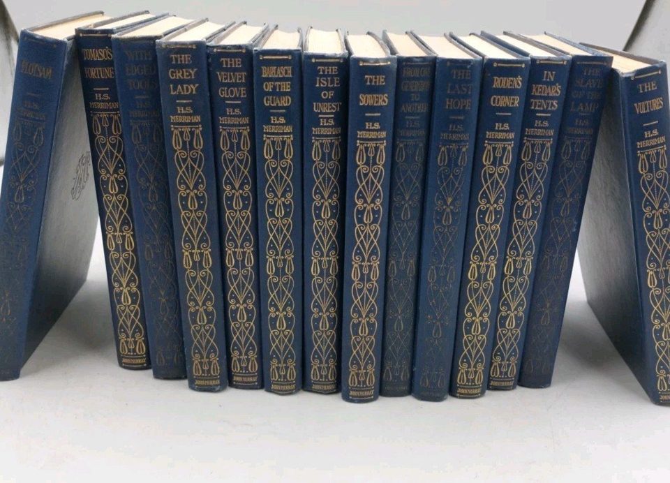 John Murray Publishing 14 H.S. Merriman Novels Vintage 1920s