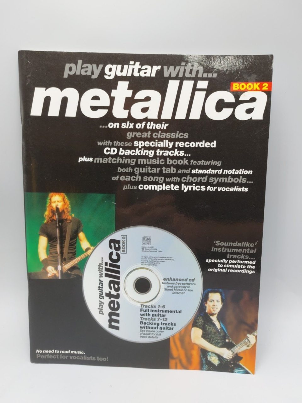 Play Guitar With... Metallica Book 2. Sheet Music, CD for Guitar