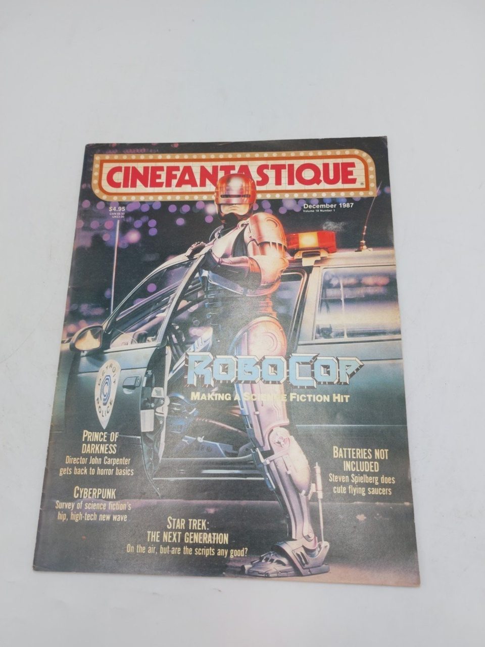 1987 Cinefantastique Magazine Vol 18 #1 RoboCop Cyberpunk Star Trek