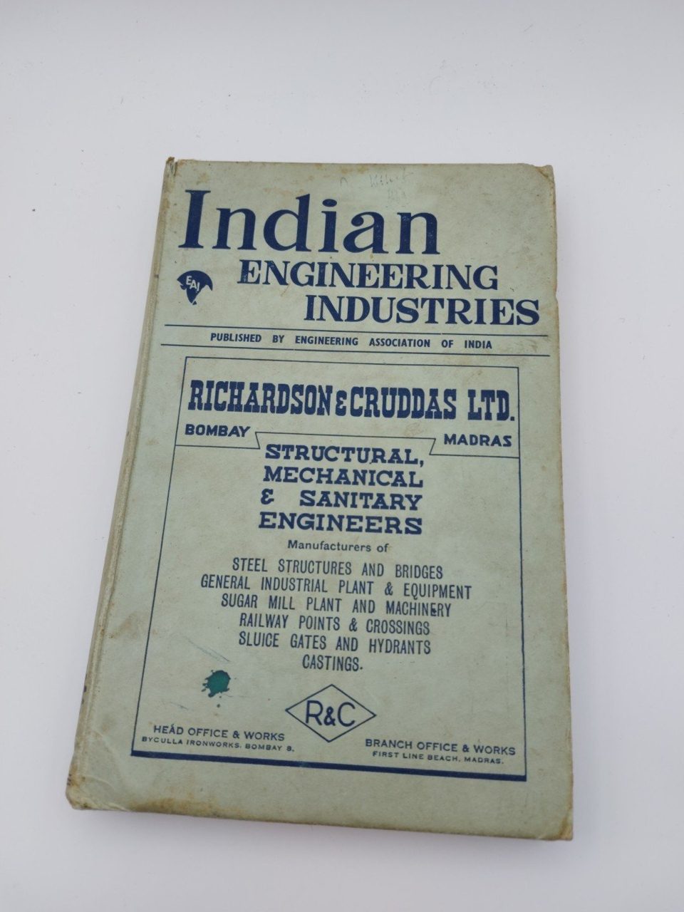 Indian Engineering Industries Richardson & Cruddas Engineering Index