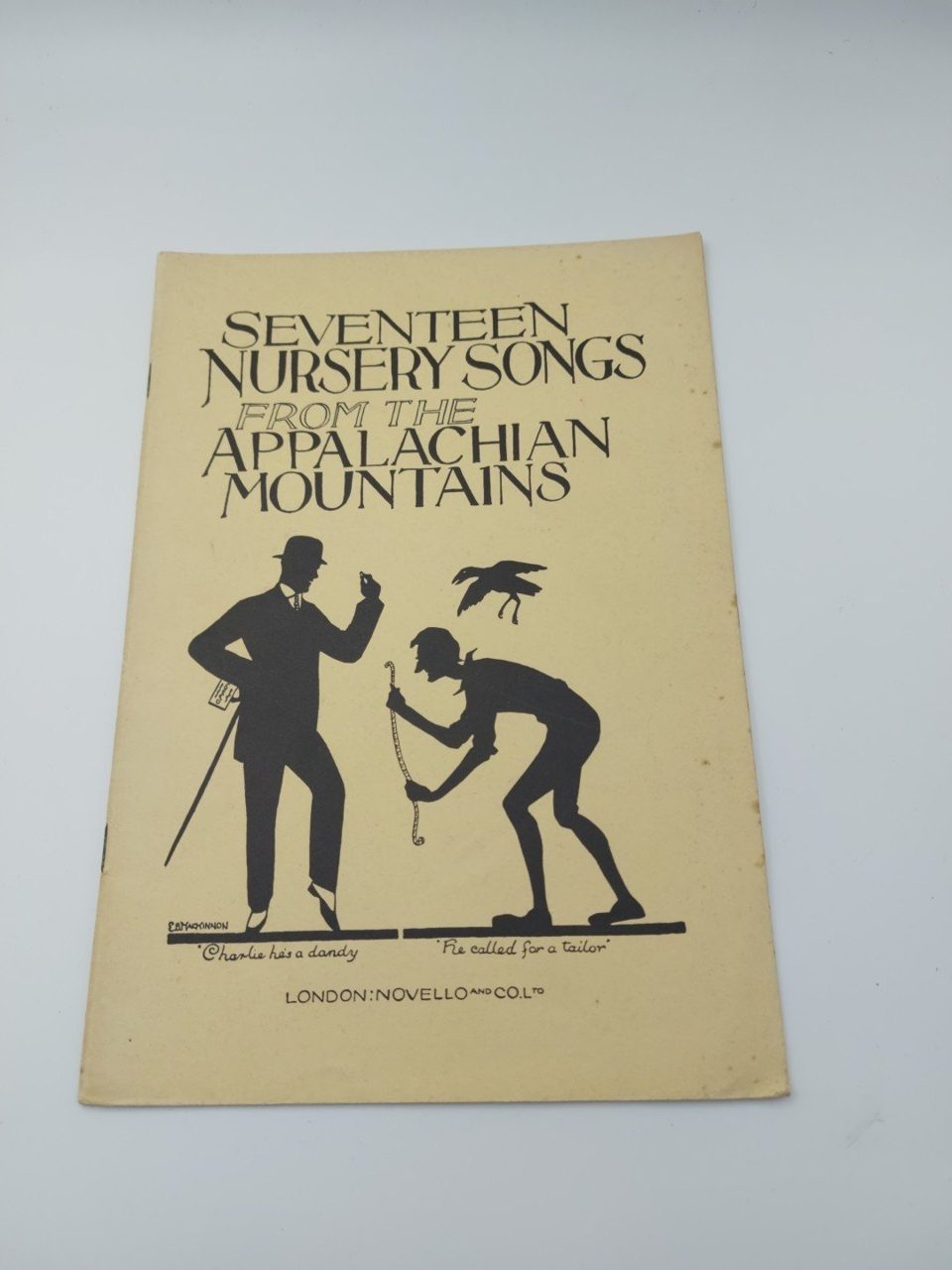 Seventeen Nursery Songs Appalachian Mountains Cecil J Sharp