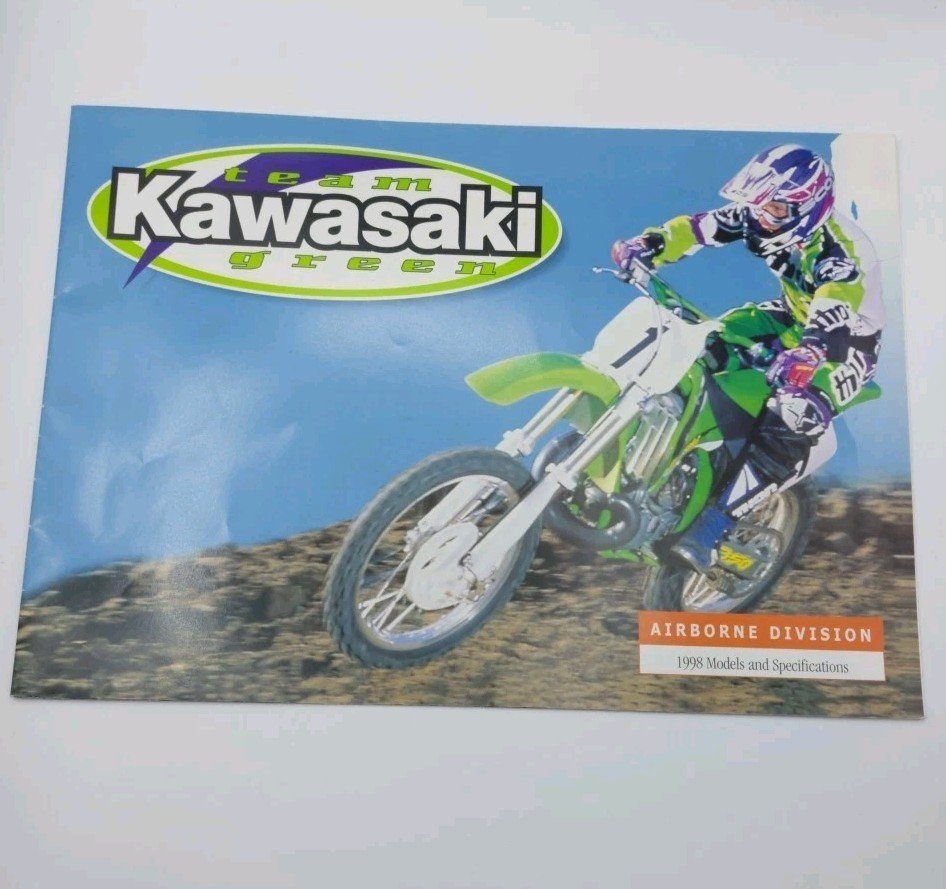 Team Kawasaki Green Airborne Division 1998 Poster