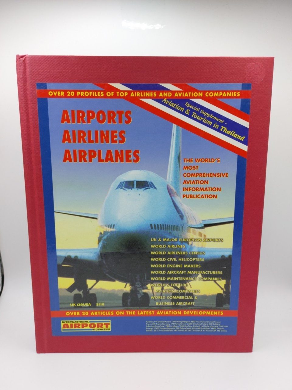 Airports Airlines Airplanes Hardback International Airport Business Aviation
