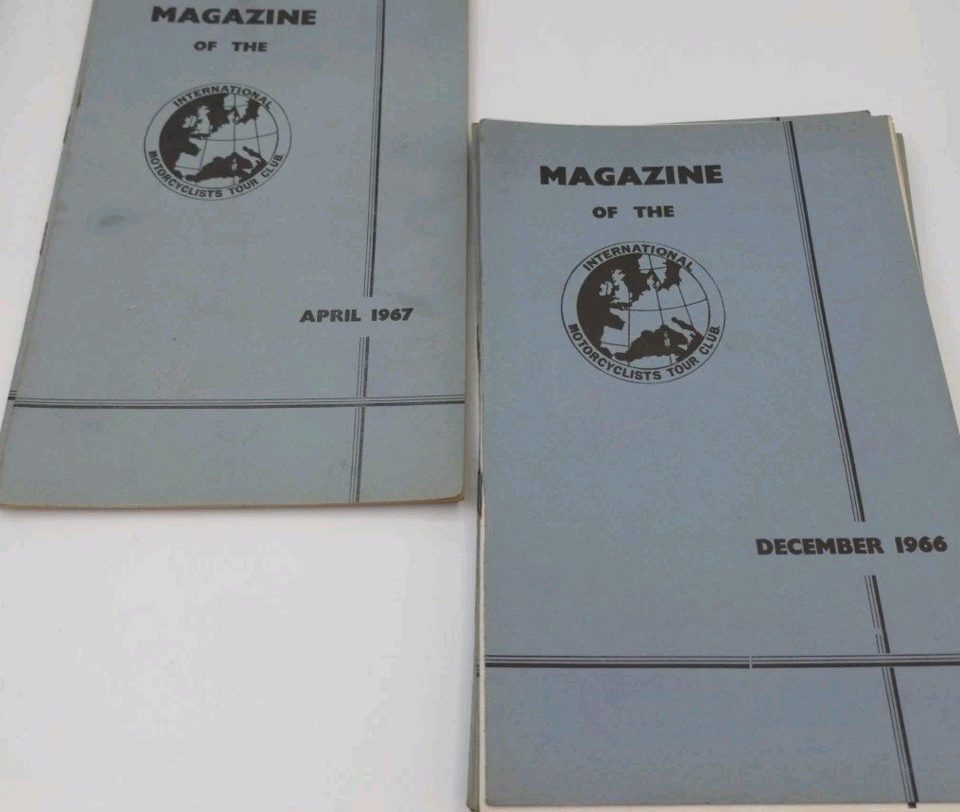 Magazine Of The International Motorcyclists Tour Club Job Lot