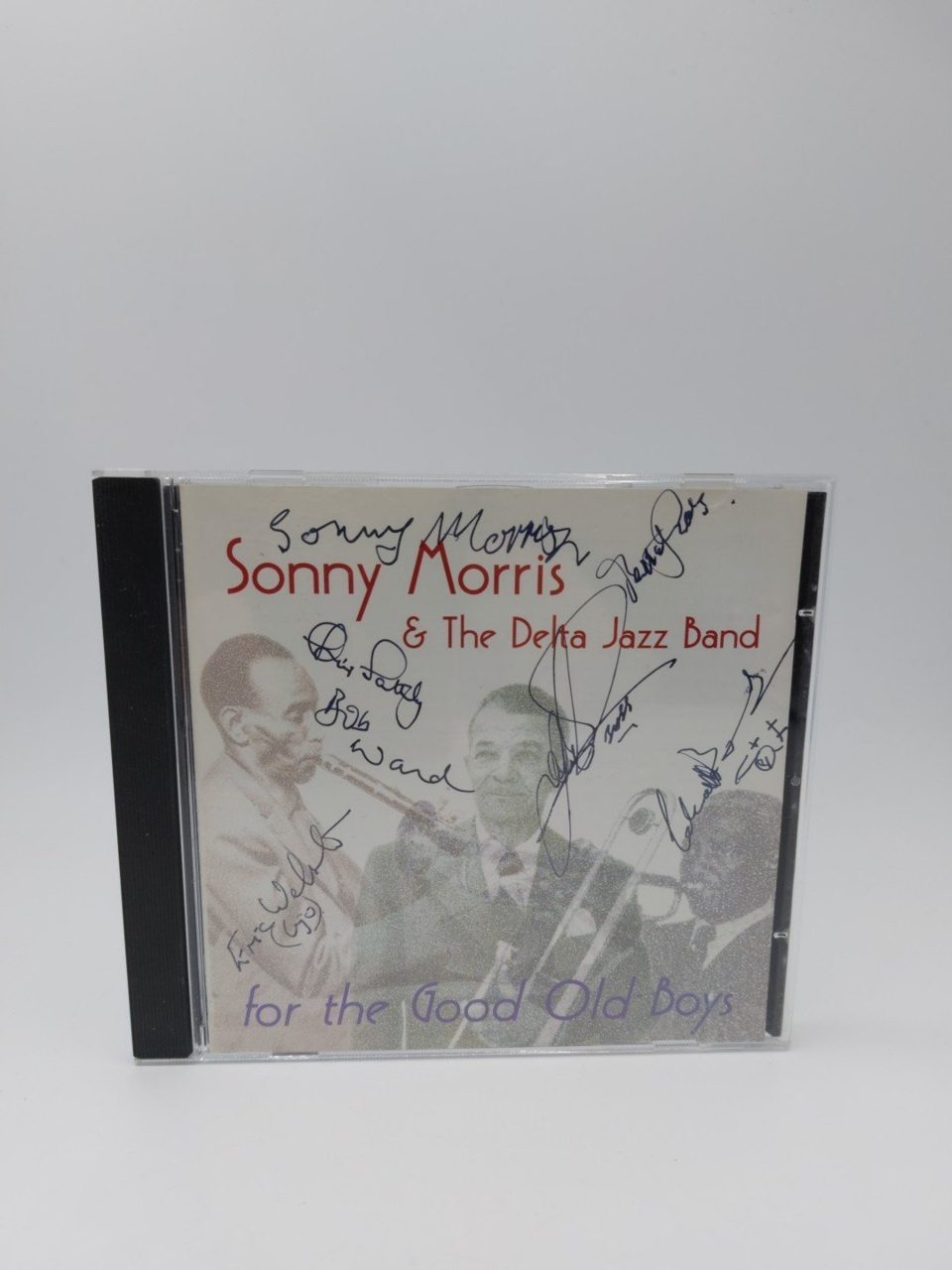 Signed Sonny Morris & The Delta Jazz Band For the Good Old Boys CD