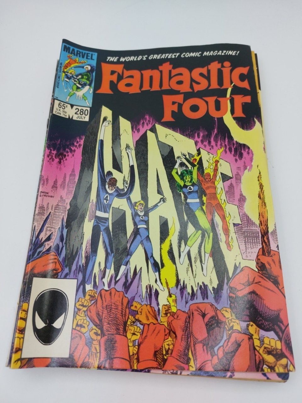 Marvel Comics Fantastic Four Issues 280-288 9 Issues
