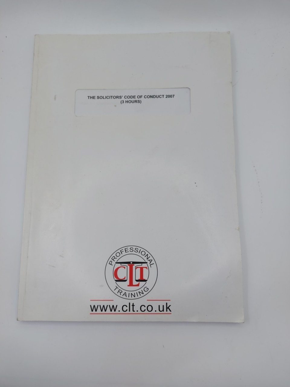 The Solicitors Code Of Contact 2007 Central Law Training