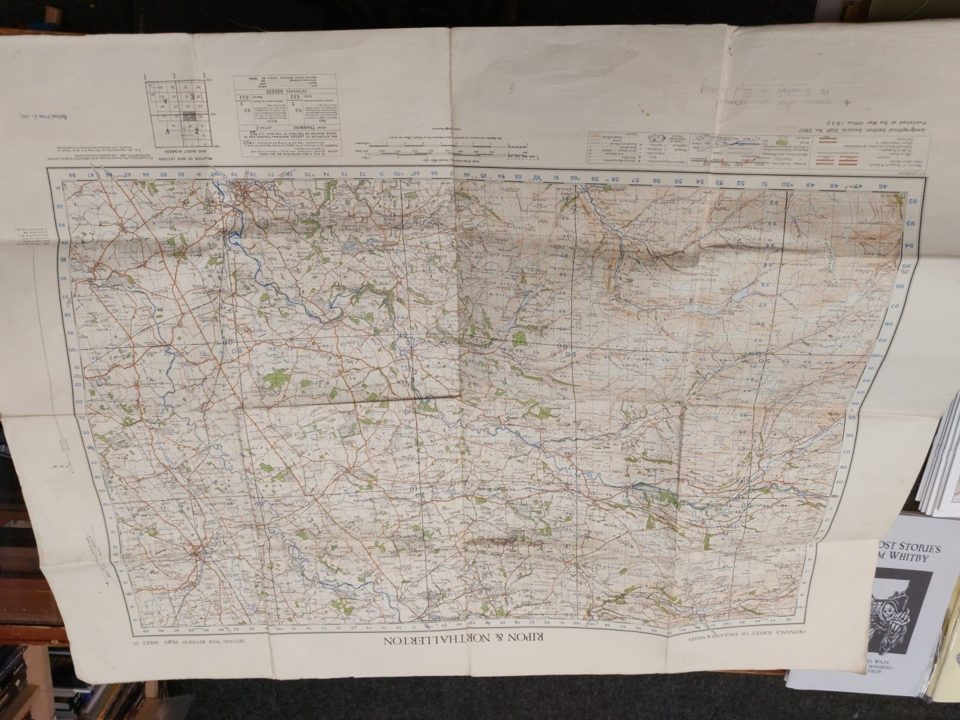 Ordanance Survey Map Rippon Northallerton Second War Revision 1940 Sheet 21
