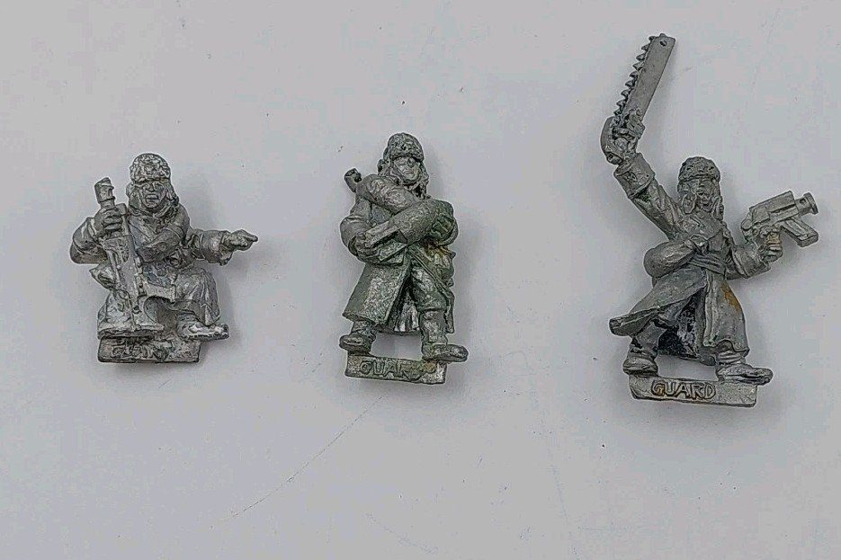 Warhammer 40k Astra Militarum Imperial Guard Valhallans 1994 X3