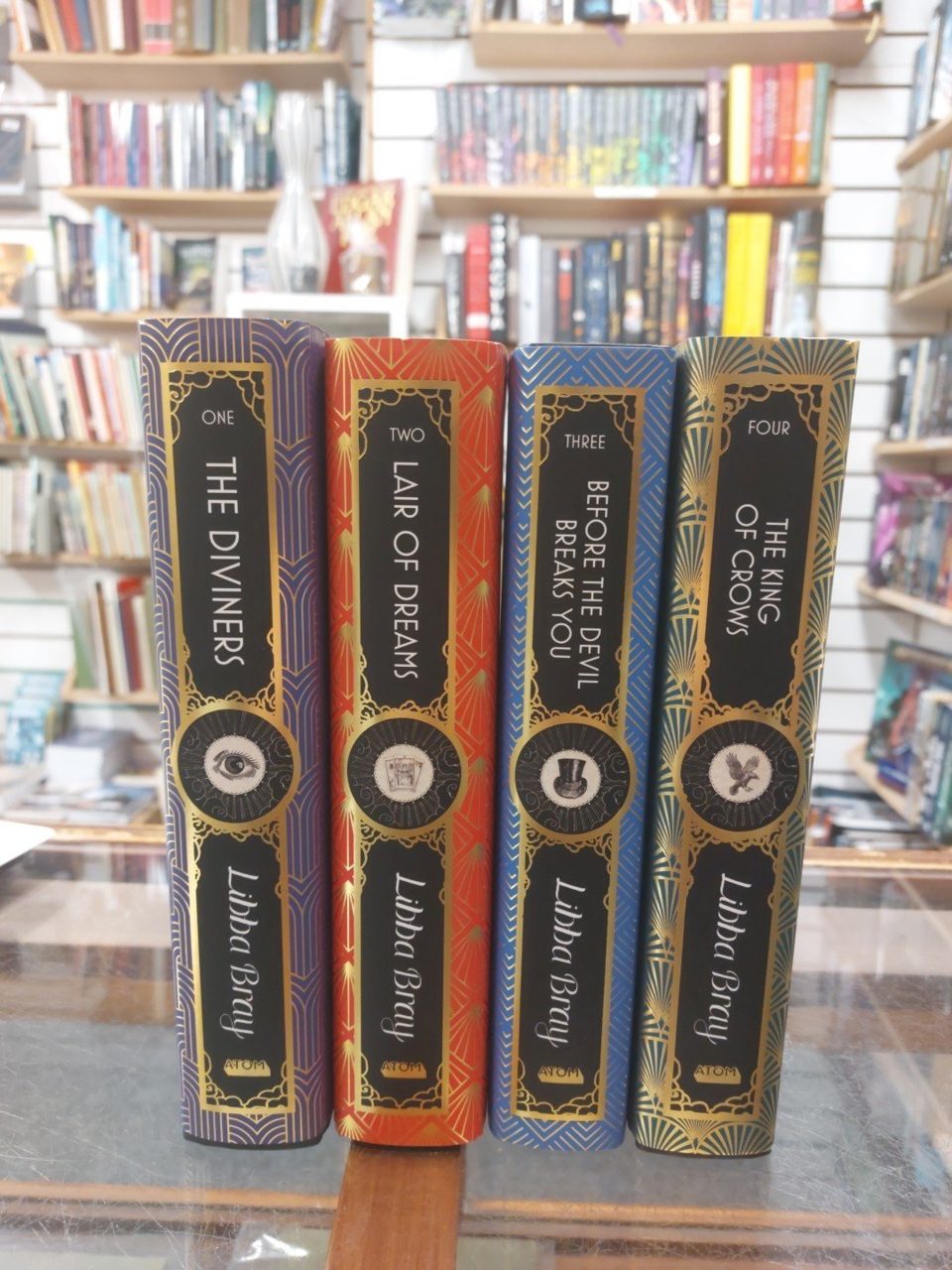 Signed Libba Bray 4 Volumes Atom Fairyloot Sprayed Edges