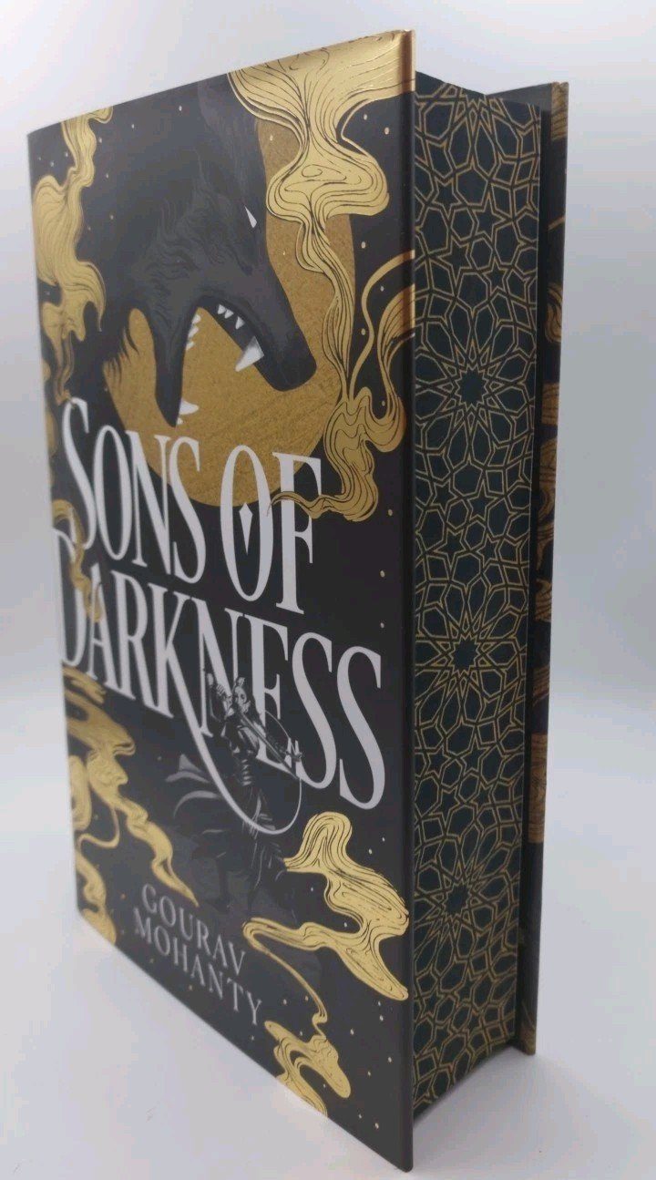 Signed Limited Edition Gourav Mohanty Sons Of Darkness Sprayed Edges