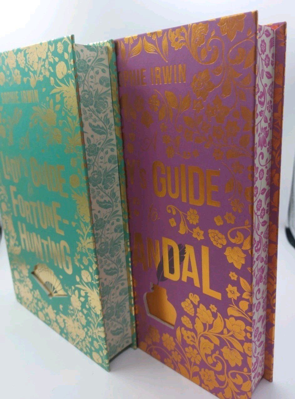 Signed A Lady's Guide to Scandal Duology Sohpie Irwin Sprayed Edges Illumicrate
