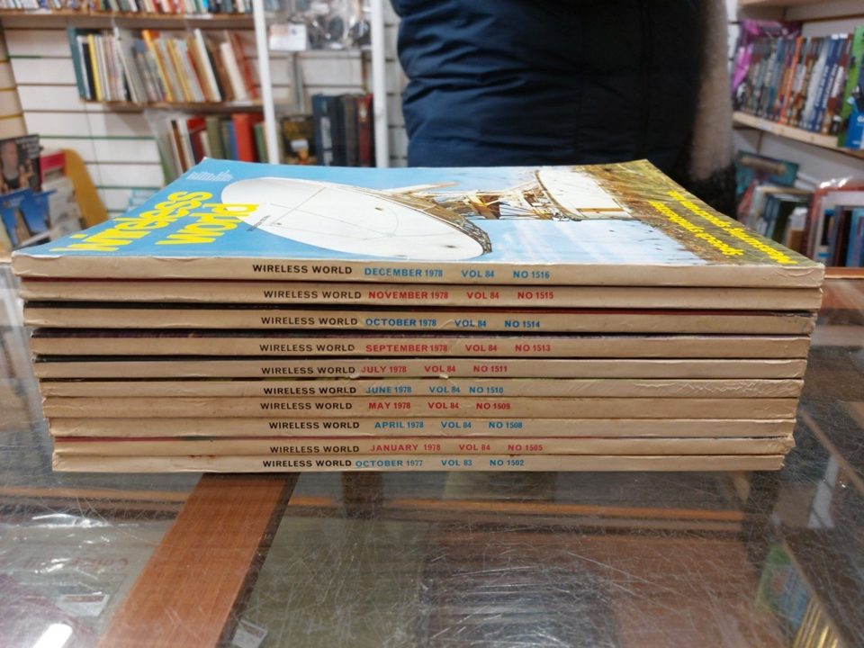 Wireless World Magazine Bundle 10 Issues 1970s
