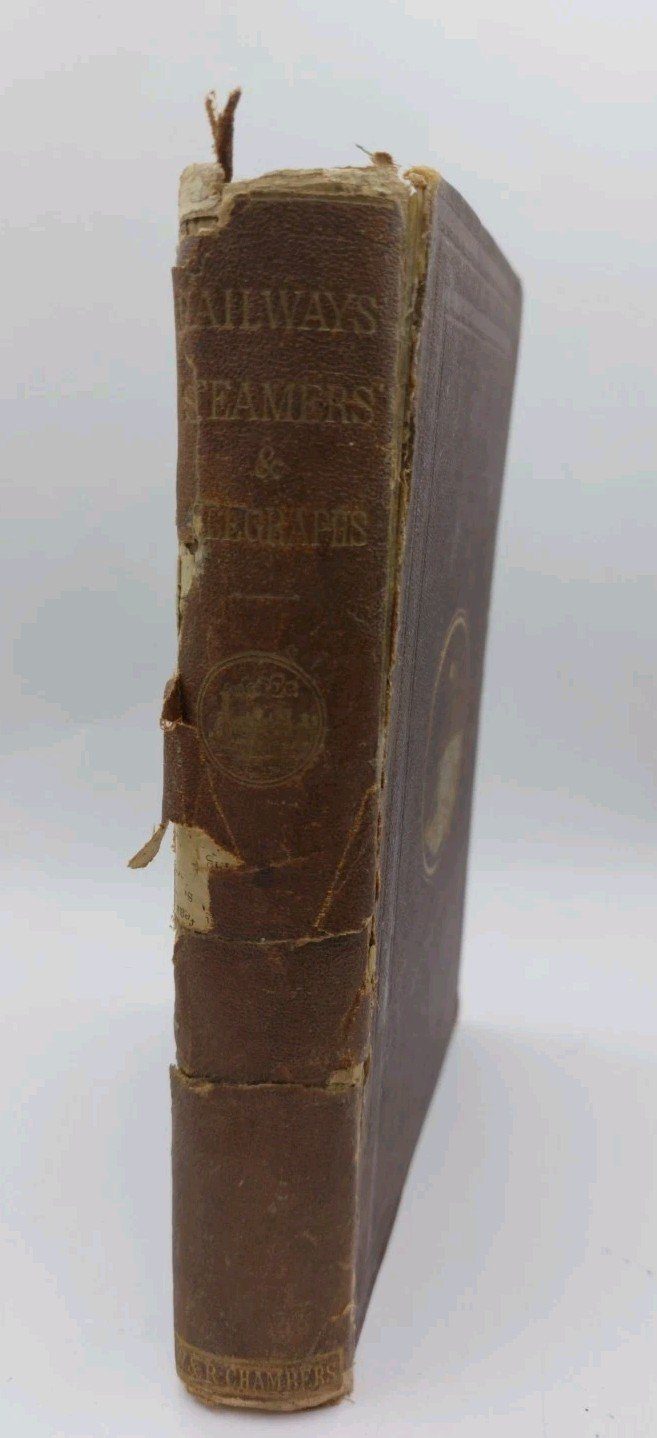 George Dodd Railways Steamers Telegraphs 1867 1st Edition Poor Condition