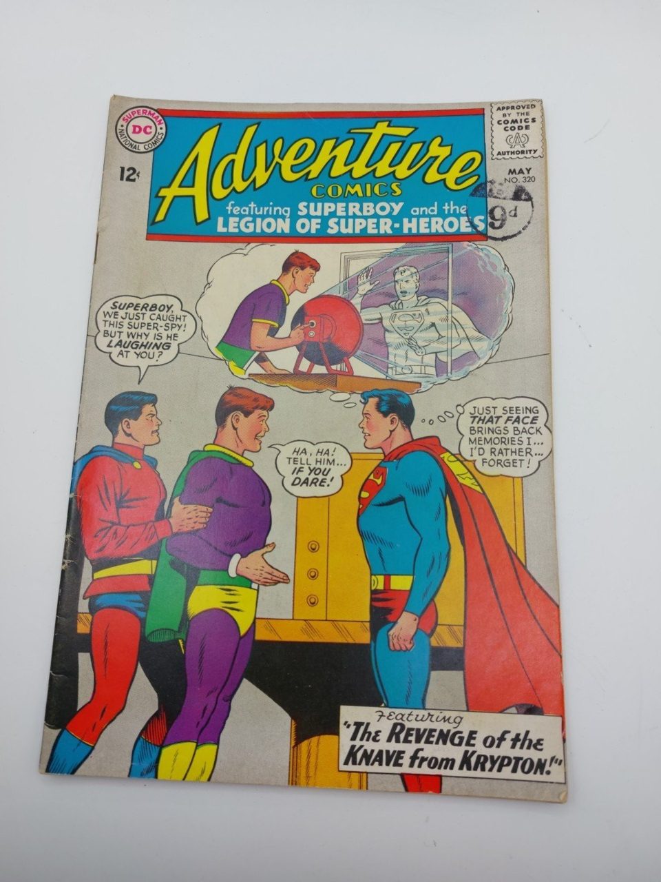 Adventure Comics #320, DC Comic 1964, Silver Age Superboy