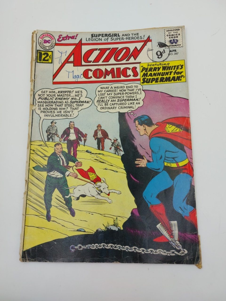 Action Comics# 287 1962 DC Comics Superman Poor Condition
