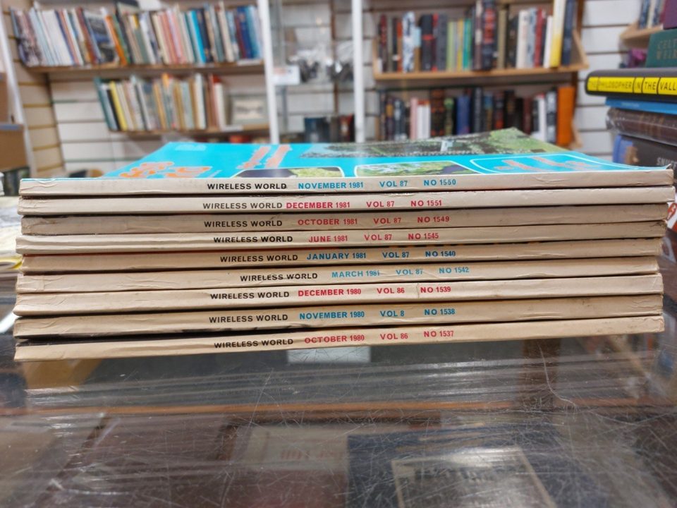 Wireless World Magazine Bundle 9 Issues 1980s
