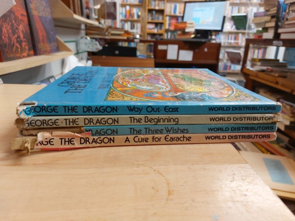 George The Dragon 4 Volume Set A T. Riley 1978 Poor Condition