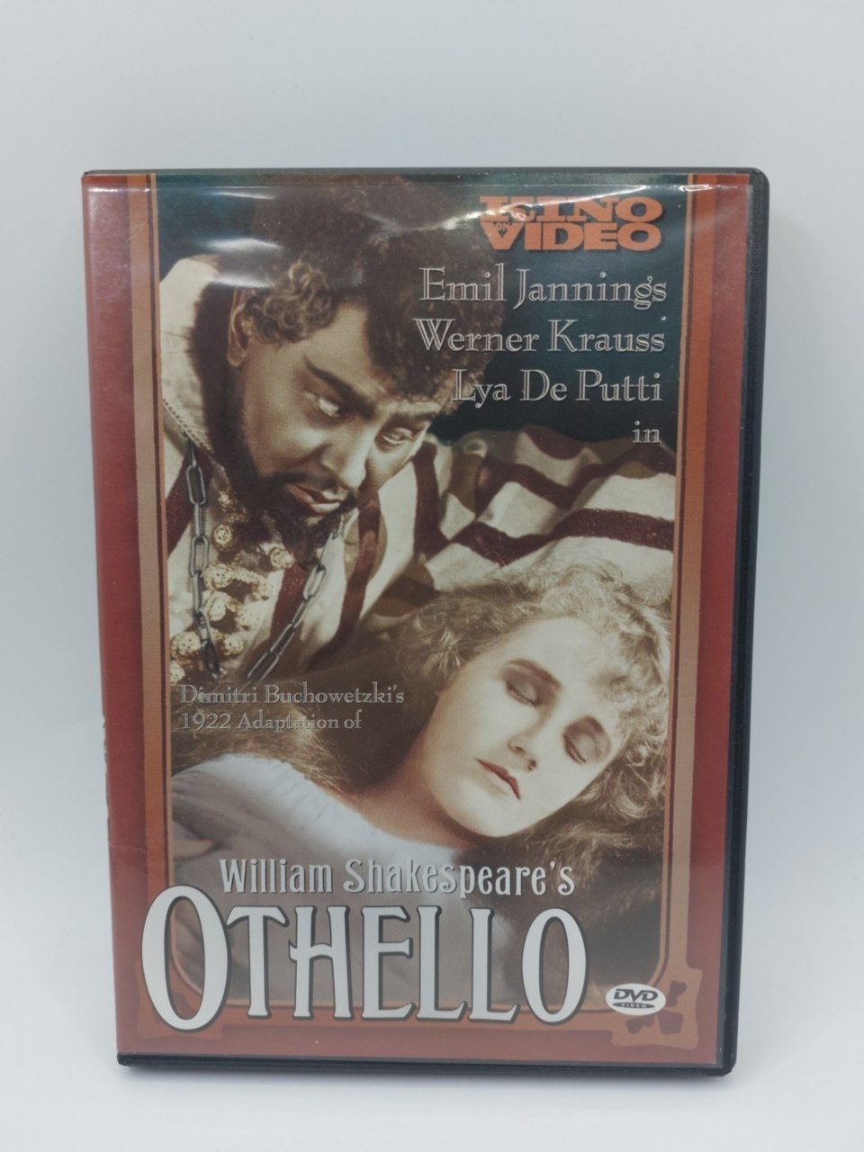 Dimitri Buchowetzki's 1922 Othello German B&W Silent Shakespeare Region 1