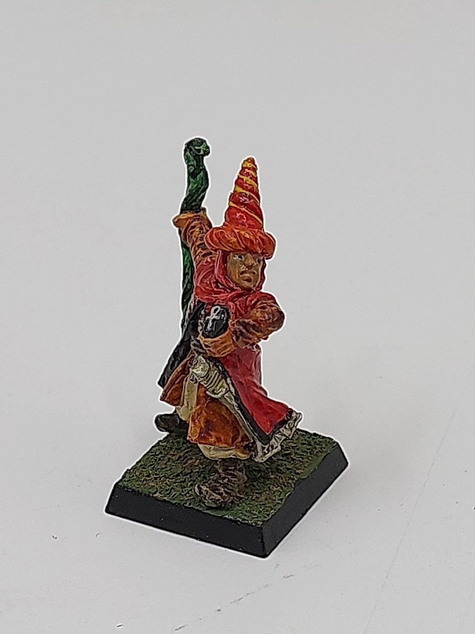 Early Citadel Wizard Metal Miniature Painted Dungeons And Dragons Warhammer