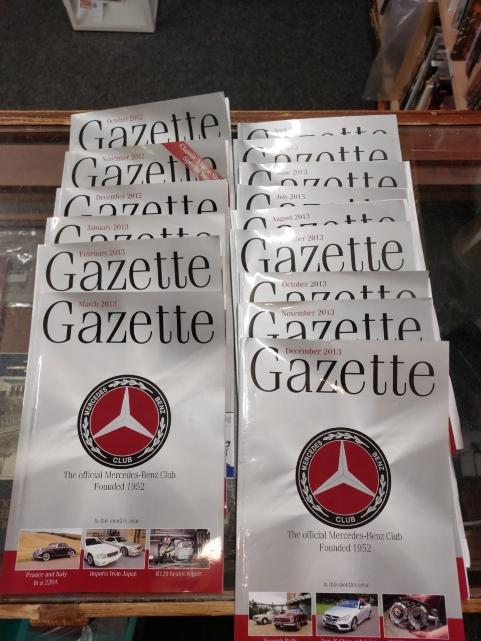 Mercedes Benz Official Club Magazines 15 Issues
