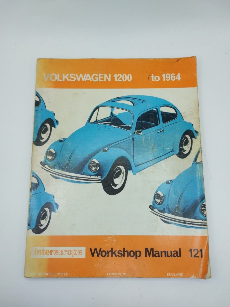 VOLKSWAGEN 1200 TO 1964 Workshop Manual 121 ROKA 1970 Edition Book England
