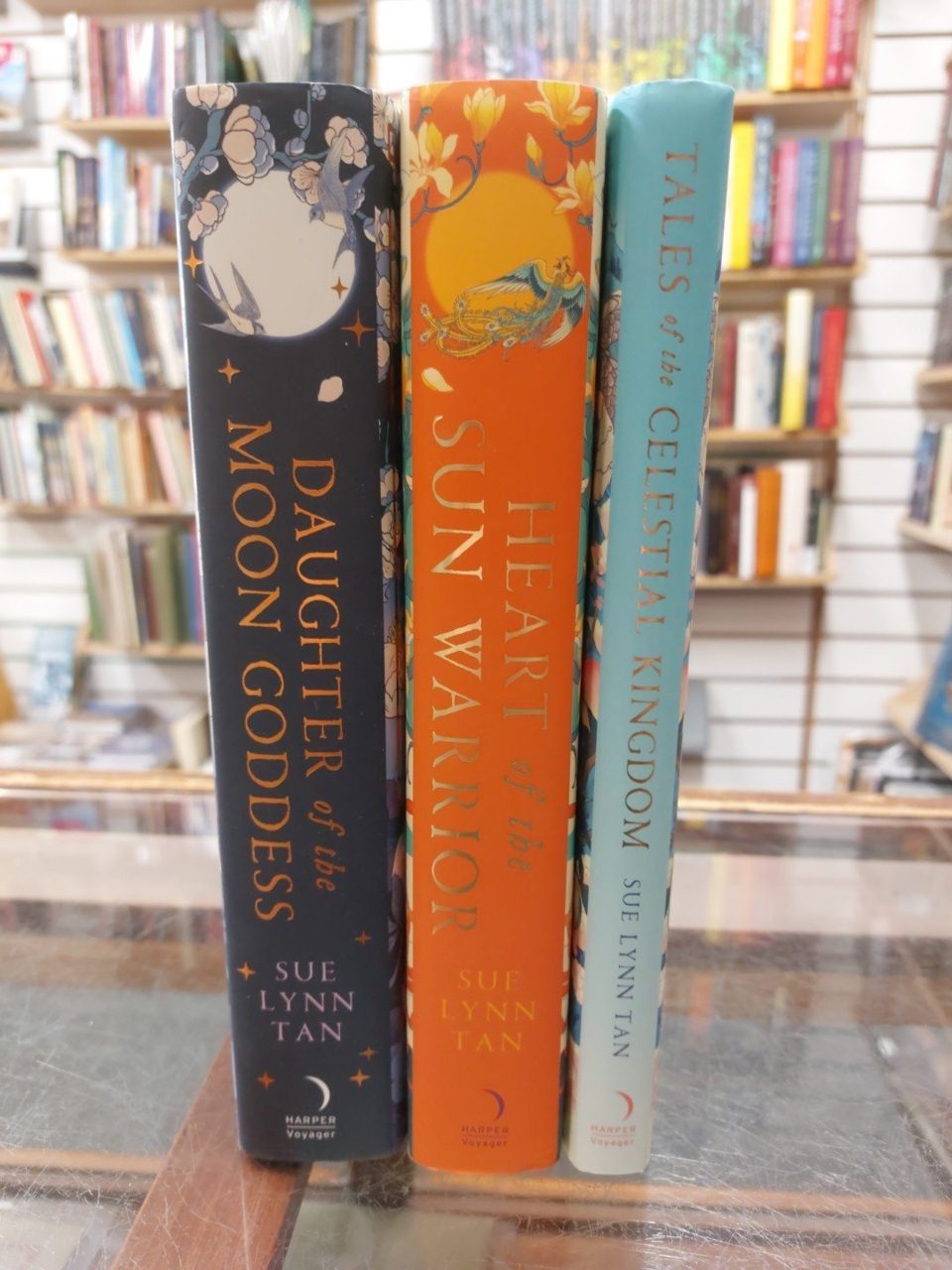 Signed Fairyloot Daughter of the Moon Goddess Sue Lynn Tan Sprayed Edges 3 Vols