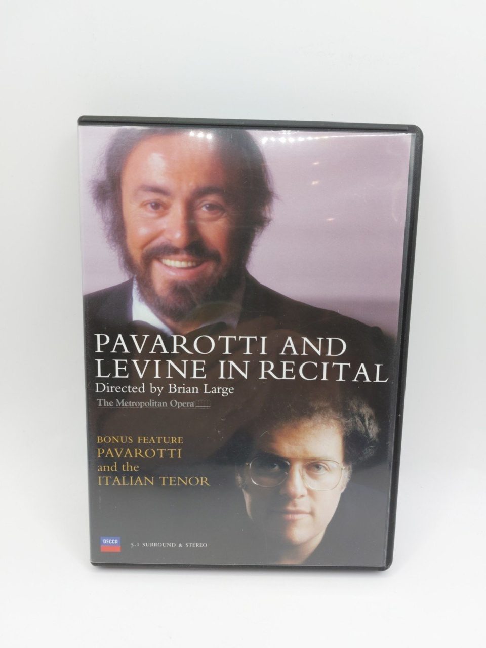 PAVAROTTI, LUCIANO & JAMES LEVINE - DVD-IN RECITAL