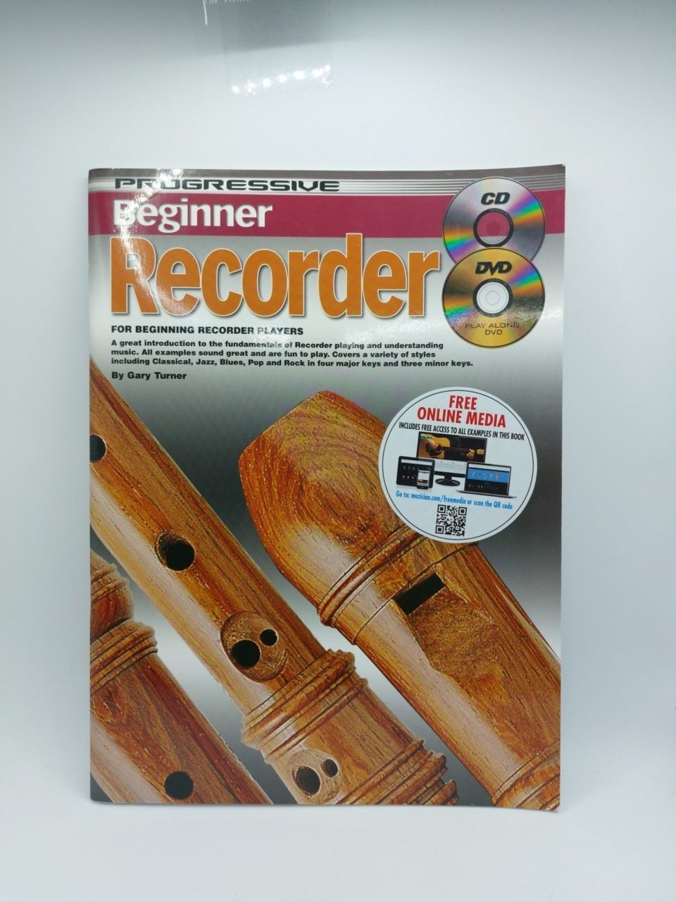 Progressive Beginner Recorder Gary Turner Book and Media Online Recorder Koala M