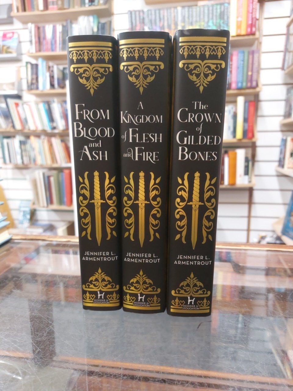 Signed From Blood & Ash 3 Vol Set Fairyloot Kingdom of Flesh Sprayed Edges