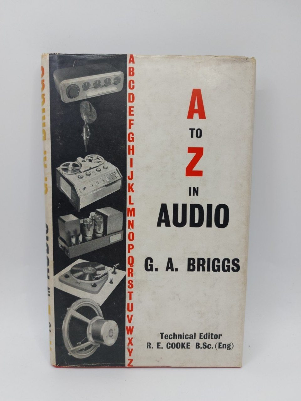 A to Z In Audio GA Briggs 1st Edition 1960 Dust Jacket