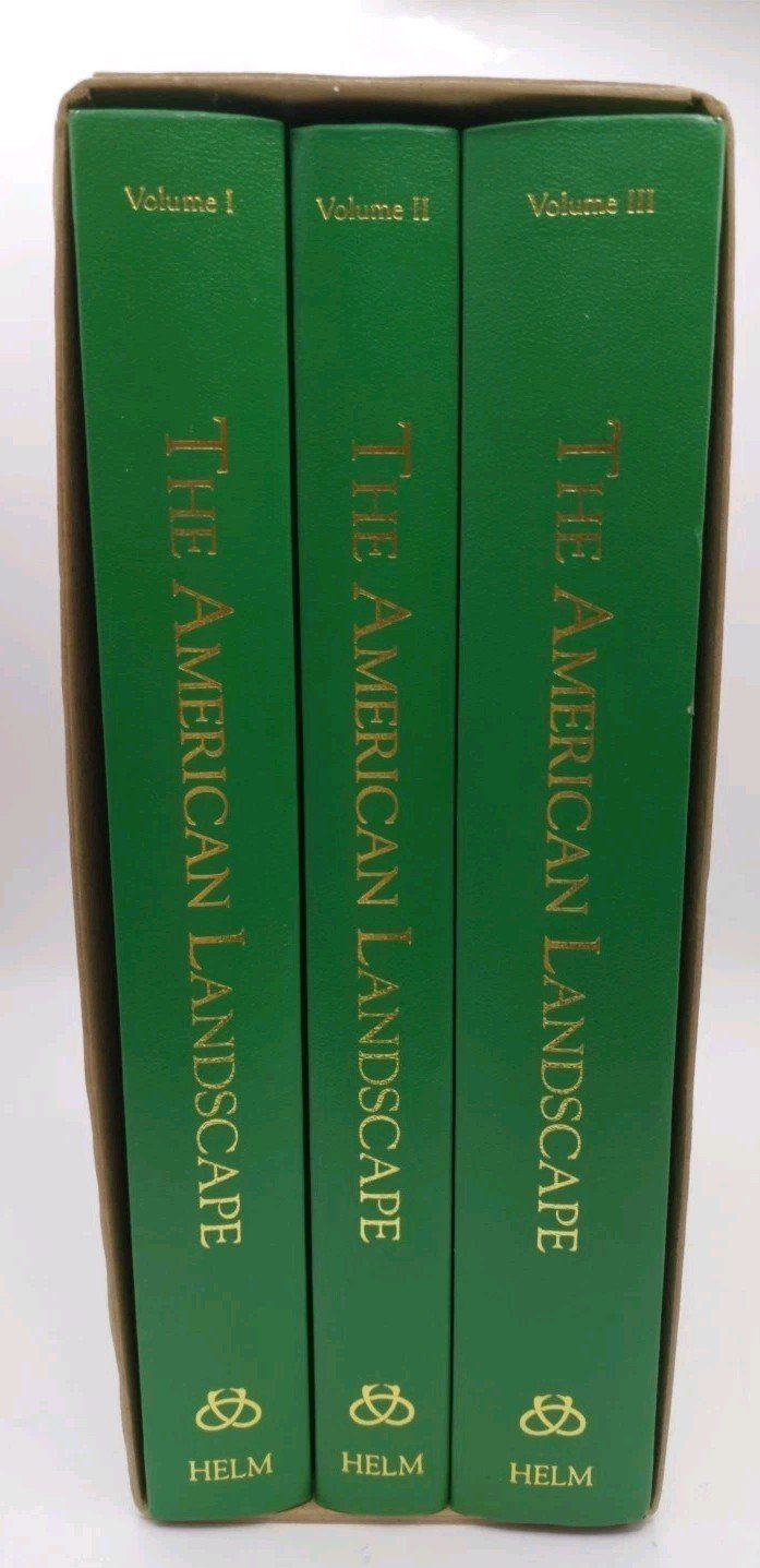 The American Landscape 3 Volume Slipcase Set 1993 Helm