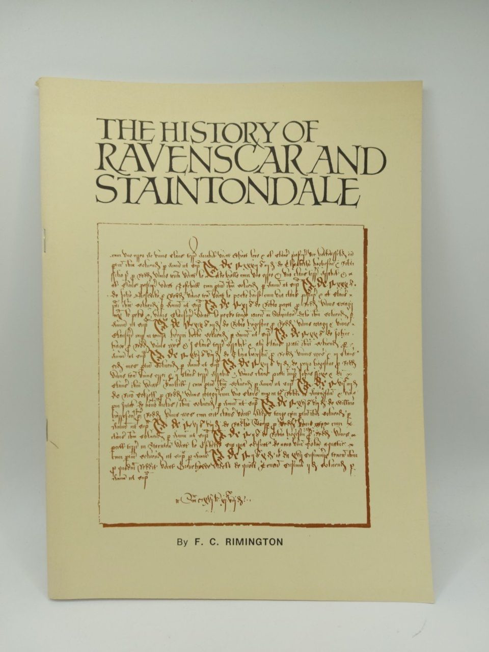 The History Of Ravenscar And Staintondale F. C. Rimington