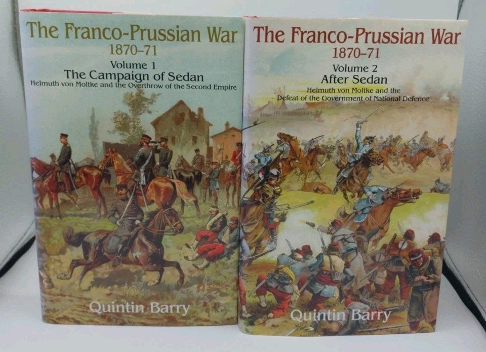 Signed Franco-Prussian War 1870-71 Quintin Barry Volumes 1&2