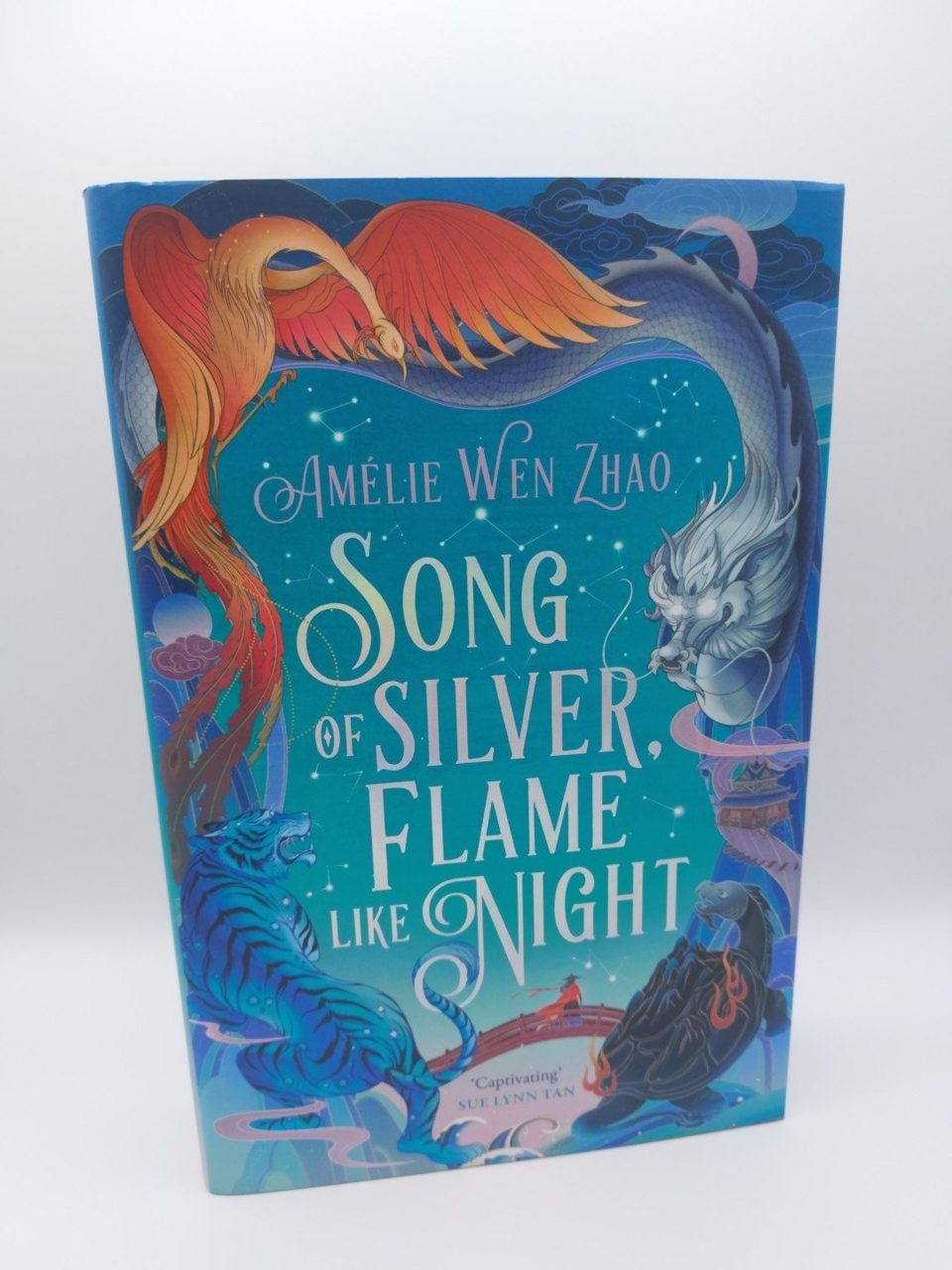 Signed Song of Silver Flame Like Night Amelie Wen Zhao Illumicrate Sprayed Edg
