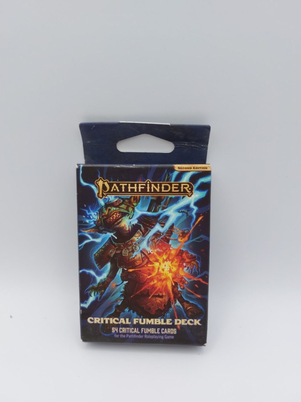 Sealed Pathfinder Critical Fumble Deck 2nd Edition Paizo.