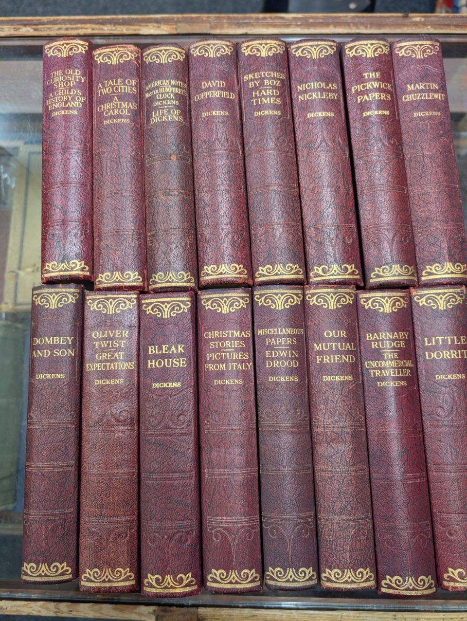 Dickens Set - illus. Cruikshank Hazell Watson Viney - Acceptable