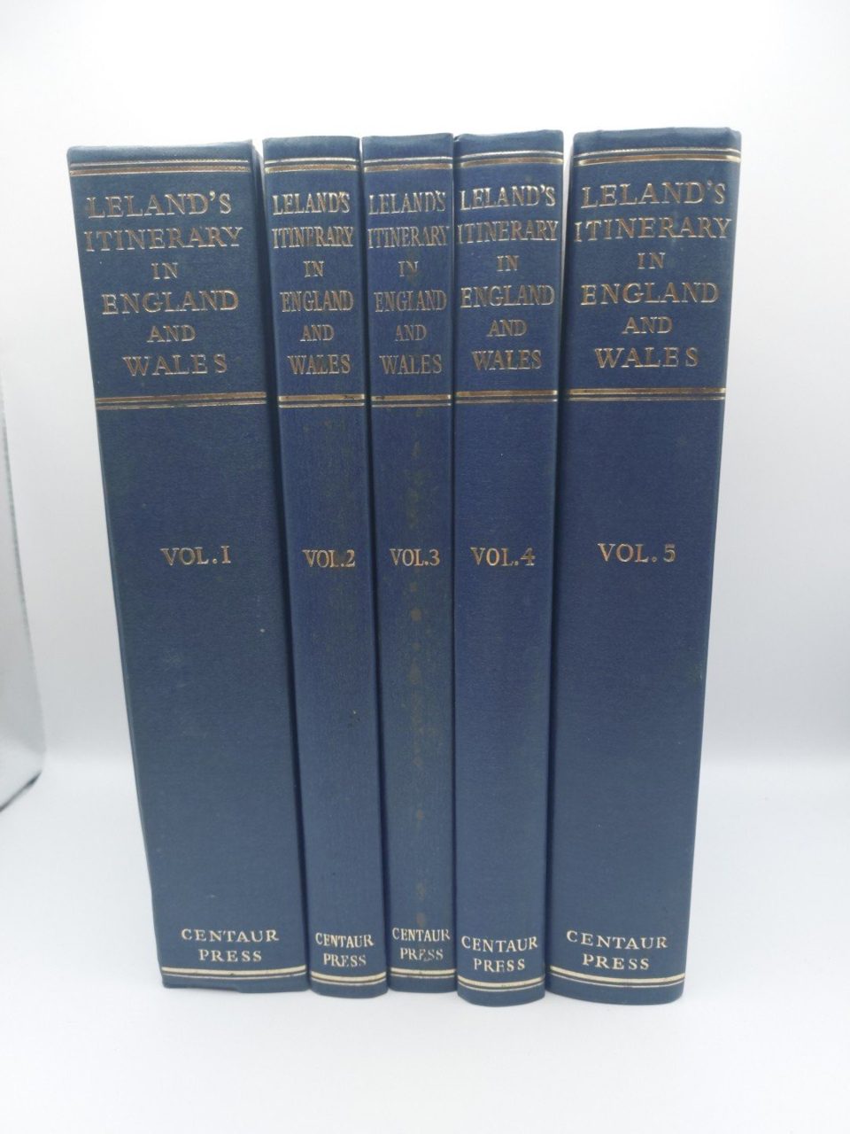 Lelands Itinerary In England And Wales Volumes 1-5 1964 Centaur Press