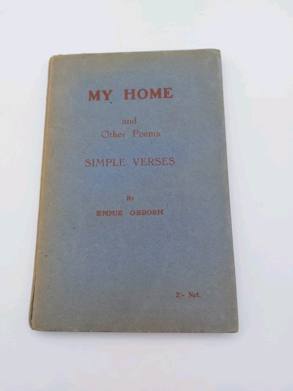 My Home Simple Verses Emmie Osborn Vintage Poems