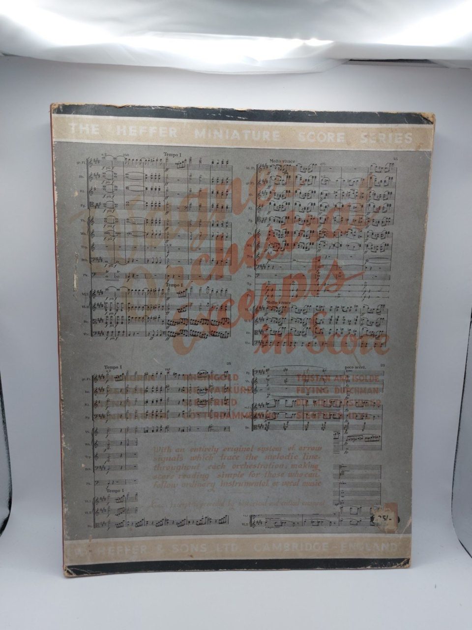 The Heffer Miniature Score Series Wagner Orchestral Excerpts