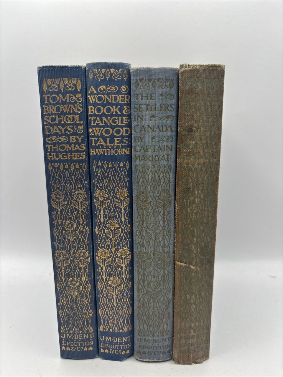 J.M Dent Set Of 4 X Nice Looking Books For Young People, Hughes, Hawthorne
