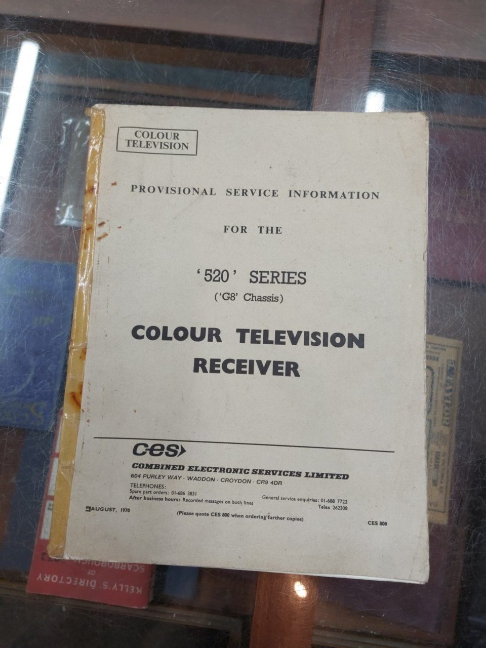 Colour Television Reciever 520 Series Service Manual