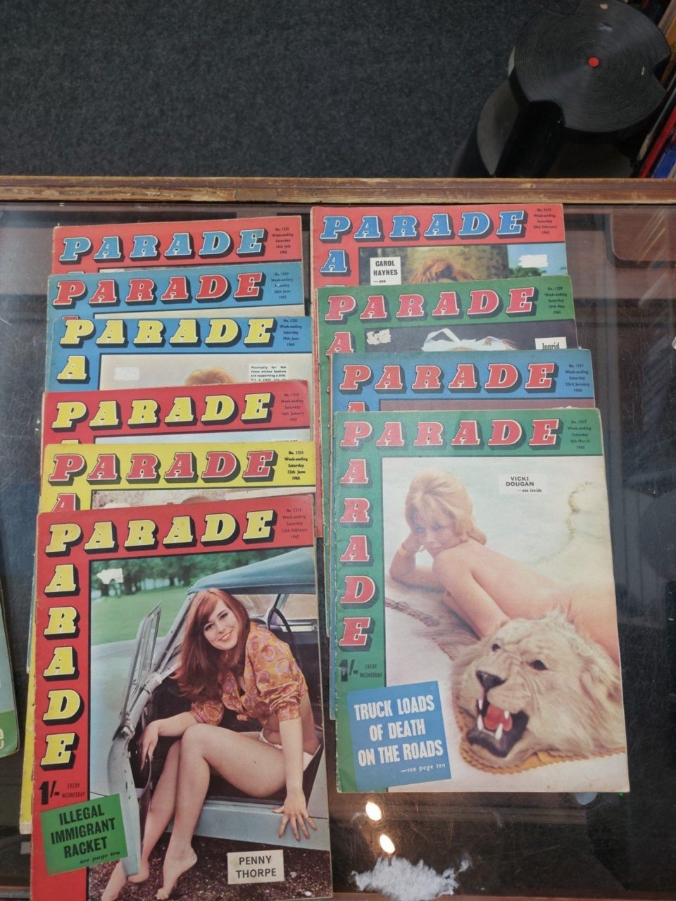 Parade Magazine Bundle 1960s 15 Issues