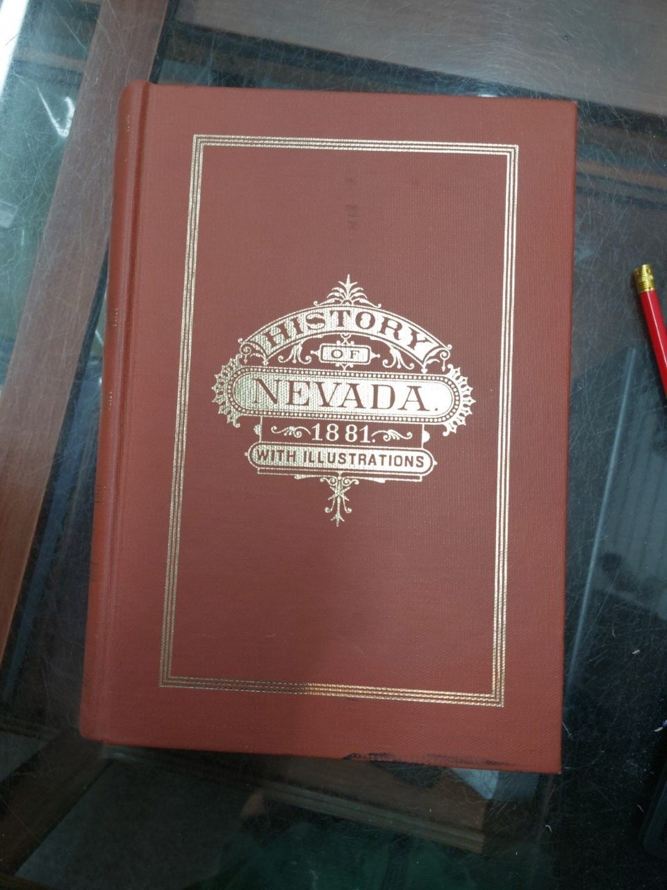 HISTORY OF NEVADAVintage Illustrations Mylar DJ 1958 Reprint