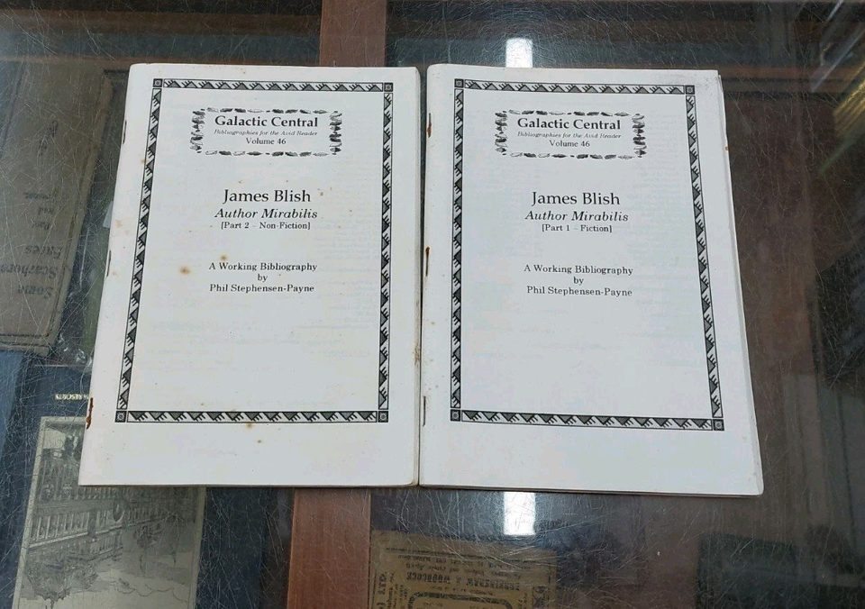 Galactic Central Bibliographies Vol 46 James Blish Parts 1&2