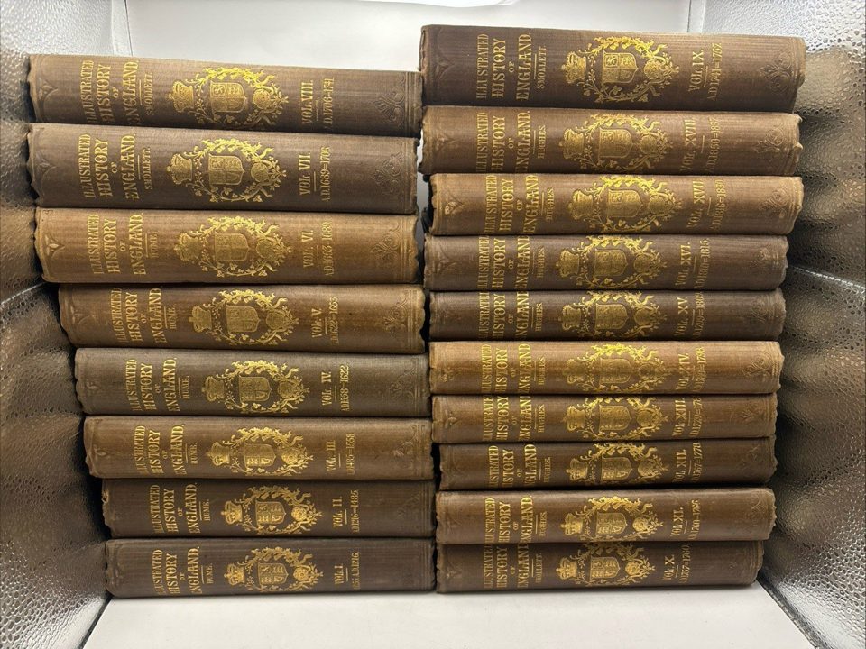 The Illustrated History Of England Vintage Set 18 Complete Set 1216-1837