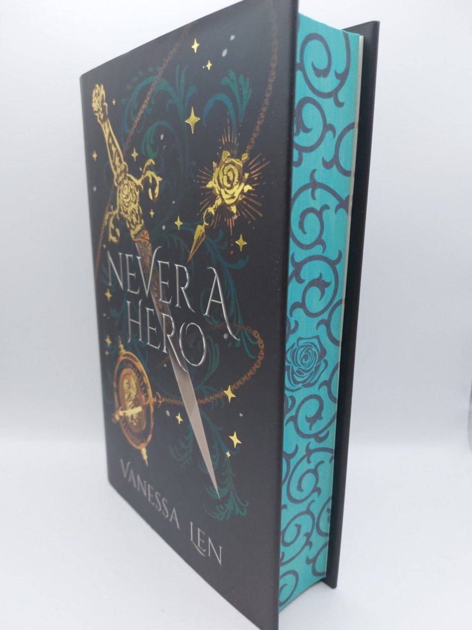 Signed Never A Hero Signed Fairyloot Sprayed Edges Vanessa Len