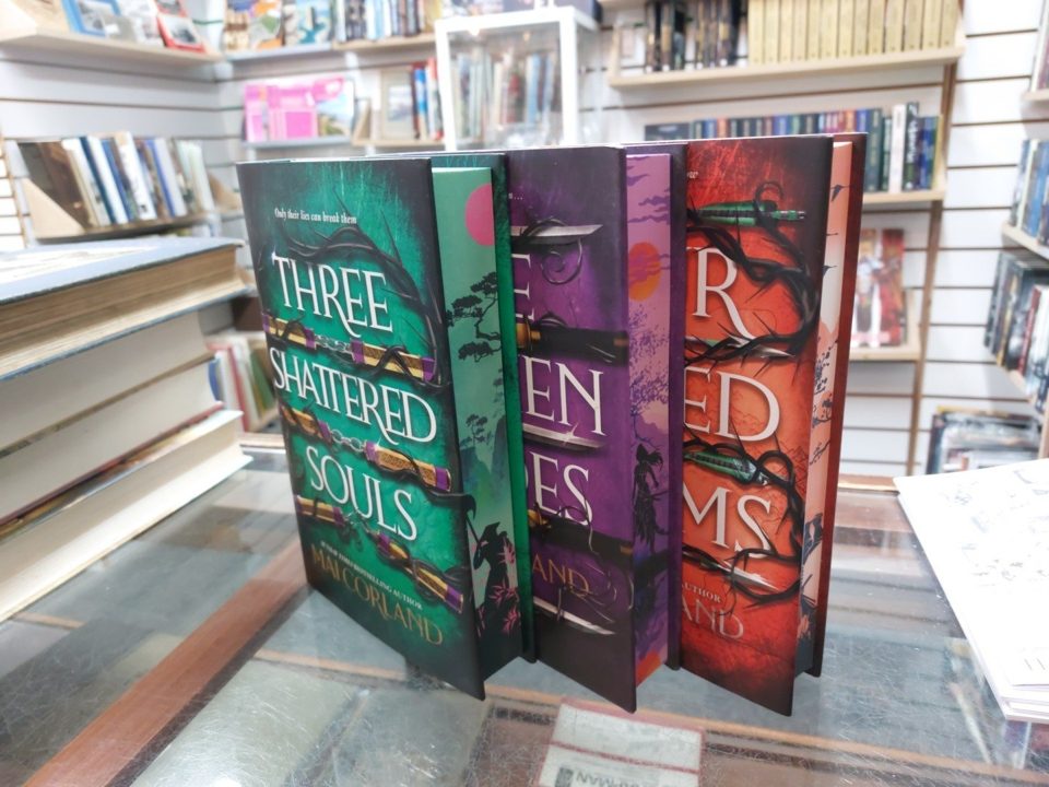 Signed Sprayed Edges Five Broken Blades Trilogy Mai Corland Broken Binding